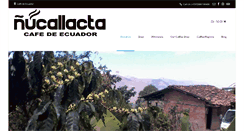 Desktop Screenshot of cafenucallacta.com