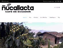 Tablet Screenshot of cafenucallacta.com